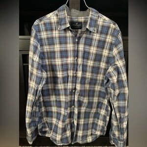 American Eagle long sleeve button front